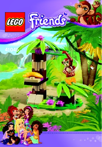 Manuale Lego set 41045 Friends L'albero di banane dell'orangotango