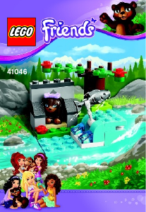 Bruksanvisning Lego set 41046 Friends Brunbjörnens flod