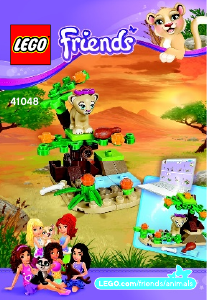Manuale Lego set 41048 Friends Cucciolo di leone oasi