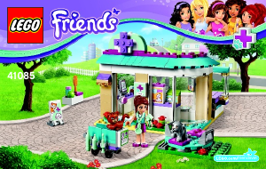 Manual Lego set 41085 Friends Vet clinic