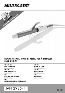 Manual SilverCrest IAN 298541 Modelador de cabelo