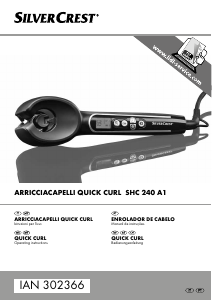 Manuale SilverCrest IAN 302366 Modellatore per capelli