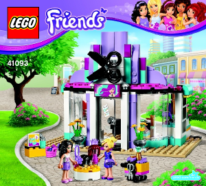 Käyttöohje Lego set 41093 Friends Heartlaken hiussalonki