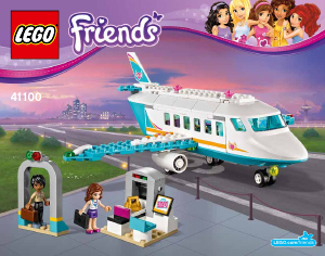 Bruksanvisning Lego set 41100 Friends Heartlakes privatfly
