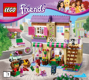 Mode d’emploi Lego set 41108 Friends Le marché