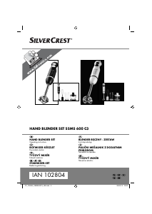 Instrukcja SilverCrest IAN 102804 Blender ręczny