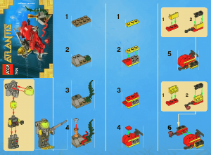 Bruksanvisning Lego set 7976 Atlantis Ocean speeder