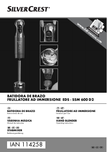 Manual de uso SilverCrest IAN 114258 Batidora de mano