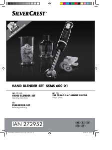 Kullanım kılavuzu SilverCrest IAN 272952 El blenderi