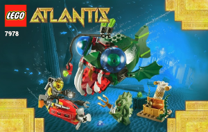 Mode d’emploi Lego set 7978 Atlantis La créature maléfique