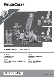 Mode d’emploi SilverCrest IAN 273402 Mixeur plongeant