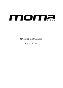 Manual de uso Moma Climber Bicicleta