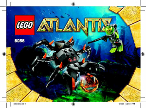 Manuale Lego set 8056 Atlantis Il granchio degli abissi