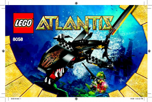 Bruksanvisning Lego set 8058 Atlantis Väktare djupa