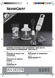 Manual de uso SilverCrest IAN 282298 Batidora de mano