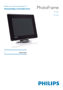 Käyttöohje Philips SPH8208 Digitaalinen valokuvakehys