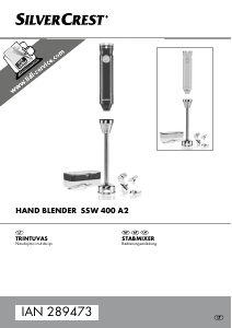 Vadovas SilverCrest IAN 289473 Rankinis maišytuvas