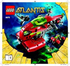 Bruksanvisning Lego set 8075 Atlantis Neptune bärare