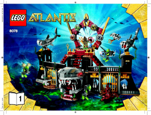 Mode d’emploi Lego set 8078 Atlantis Les portes d' Atlantis