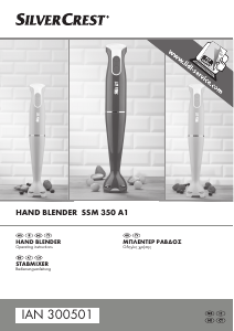 Handleiding SilverCrest IAN 300501 Staafmixer