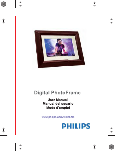 Manual de uso Philips SPF3472 Marco digital