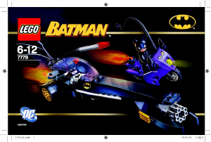 Bruksanvisning Lego set 7779 Batman Batman Dragster – Catwoman förföljande