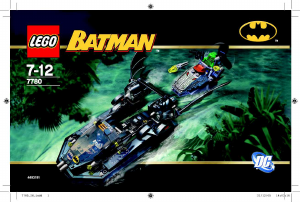 Manual de uso Lego set 7780 Batman BatBoat