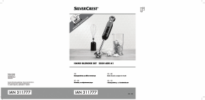 Brugsanvisning SilverCrest IAN 311777 Stavblender