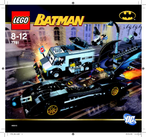 Manual Lego set 7781 Batman The Batmobile - Two-faces escape