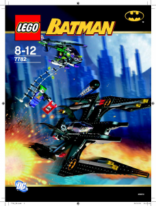 Manual Lego set 7782 Batman The Batwing - The Jokers aerial assault