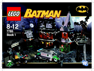 Manual Lego set 7785 Batman Arkham asylum