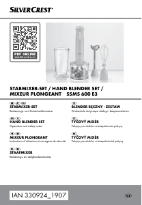 Instrukcja SilverCrest IAN 330924 Blender ręczny