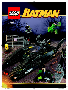 Manual Lego set 7787 Batman The Bat-tank - The Riddler and Batman