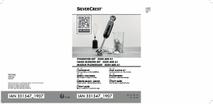 Návod SilverCrest IAN 331547 Ponorný mixér
