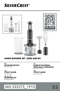 Használati útmutató SilverCrest IAN 332573 Botmixer