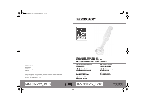 Mode d’emploi SilverCrest IAN 334222 Mixeur plongeant