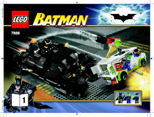 Manual Lego set 7888 Batman The Tumbler - Jokers ice cream surprise