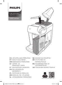 Manuál Philips EP1000 Kávovar na espreso