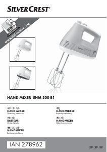 Handleiding SilverCrest IAN 278962 Handmixer