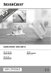 Handleiding SilverCrest IAN 292065 Handmixer