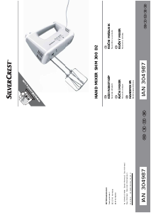 Használati útmutató SilverCrest IAN 304987 Kézi mixer