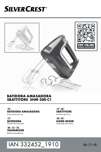 Manual de uso SilverCrest IAN 332452 Batidora de varillas
