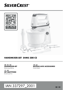 Manuale SilverCrest IAN 337297 Sbattitore