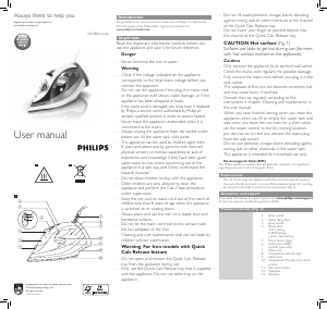 Manual Philips GC3819 Iron