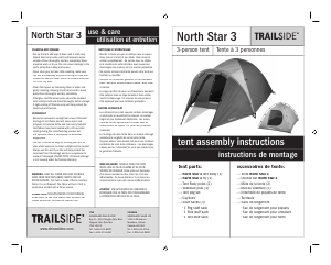 Manual Trailside North Star 3 Tent