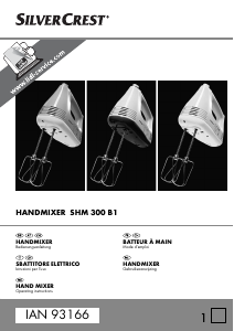 Handleiding SilverCrest IAN 93166 Handmixer