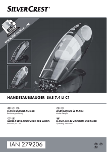 Mode d’emploi SilverCrest IAN 279206 Aspirateur à main