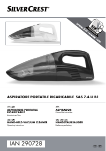 Manuale SilverCrest IAN 290728 Aspirapolvere a mano