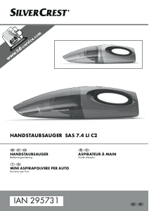 Manuale SilverCrest IAN 295731 Aspirapolvere a mano