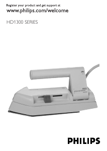 Manual Philips HD1302 Iron